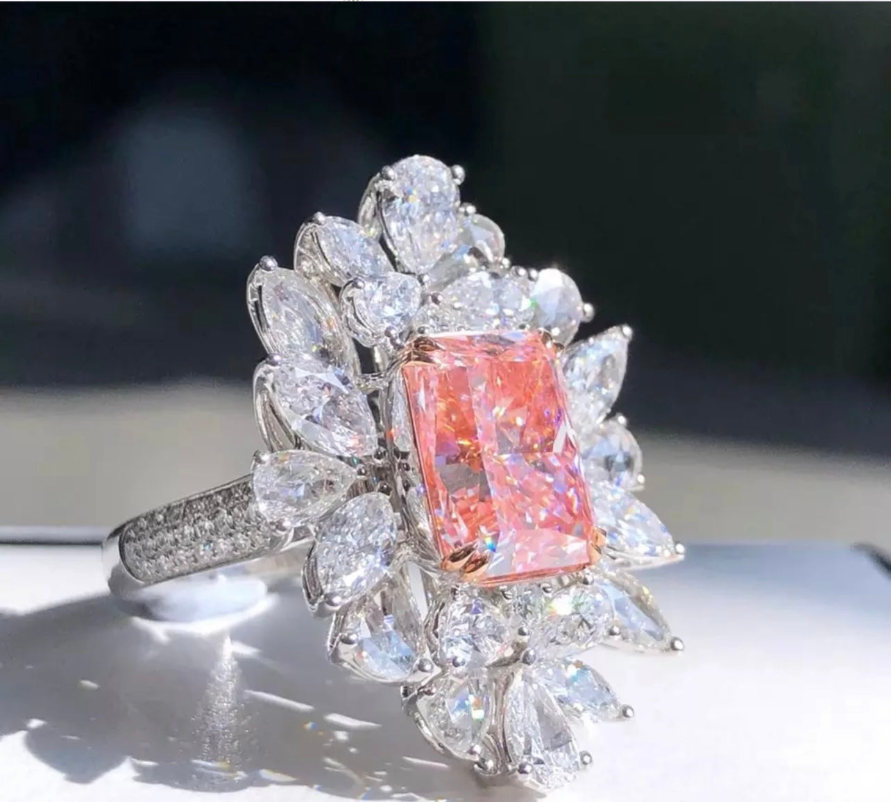 6 Carat Argyle Rare Fancy Vivid Pink (P1) VVS2 Brilliant Radiant Cut GIA Dossier Type 2A Diamond